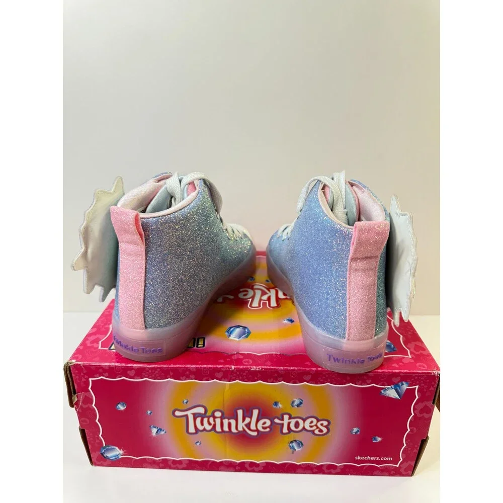 Skechers Kids Womens TWI-Lites 2.0 - Magical Wish (Little Kid) Lavendar/Pink 1
